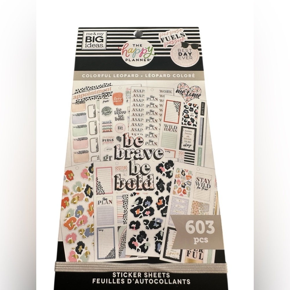 The Happy Planner Colorful Leopard Sticker Book